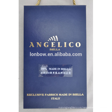 Tela italiana del traje de la marca ANGELICO